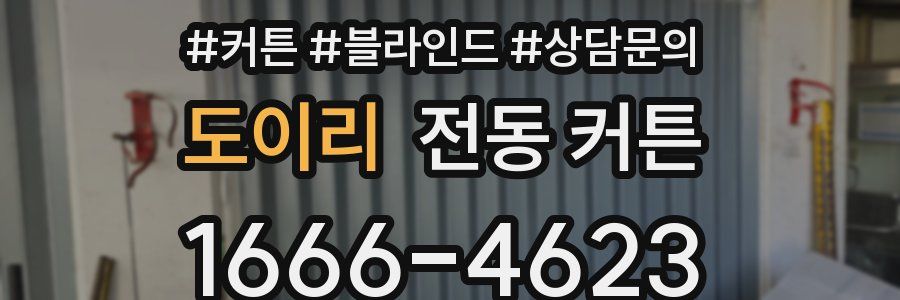 도이리 전동 커튼
