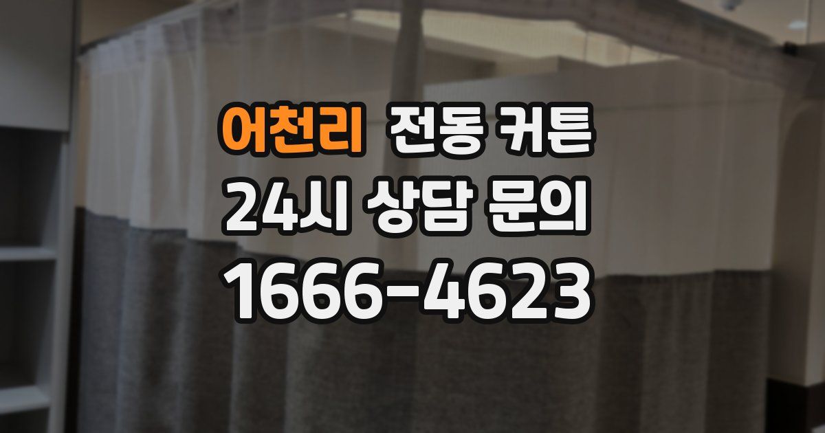 어천리 전동 커튼
