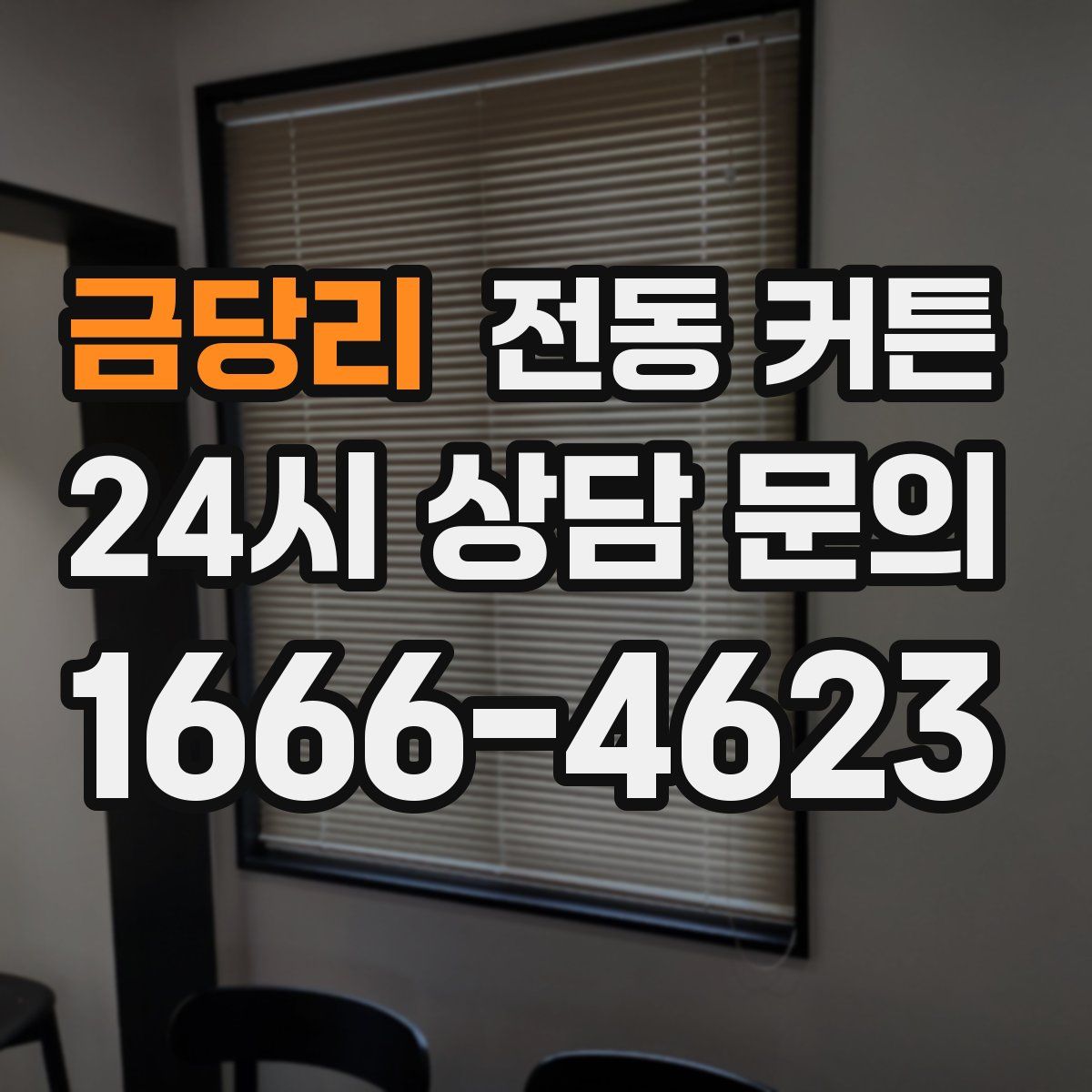 금당리 전동 커튼