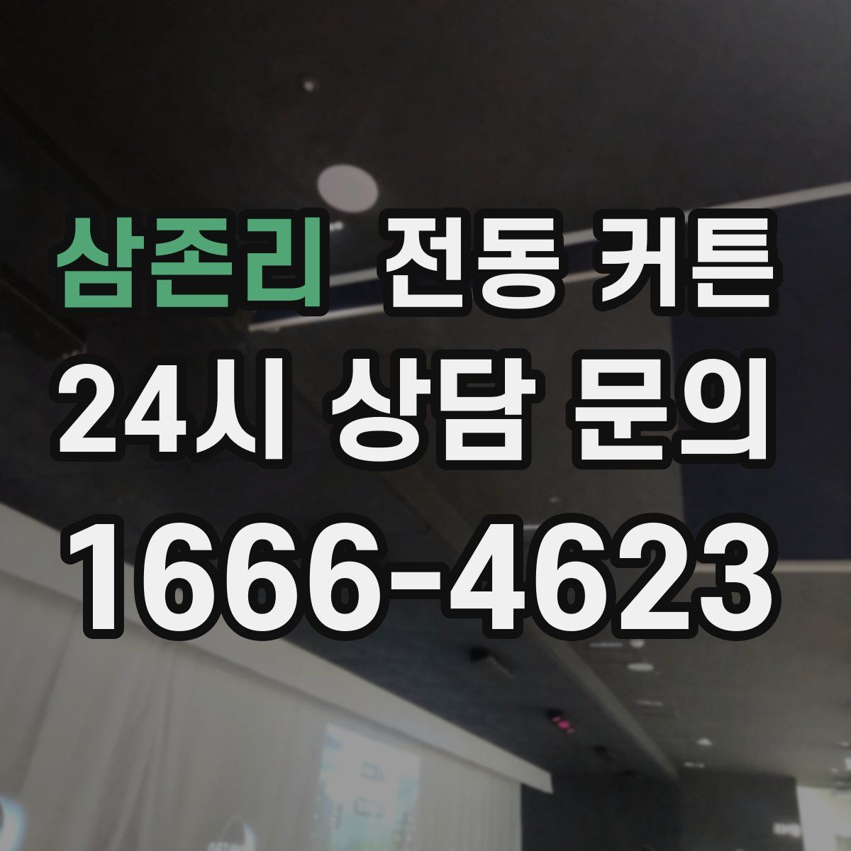 삼존리 전동 커튼