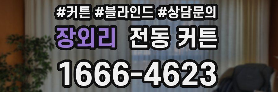 장외리 전동 커튼