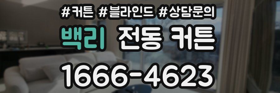 백리 전동 커튼