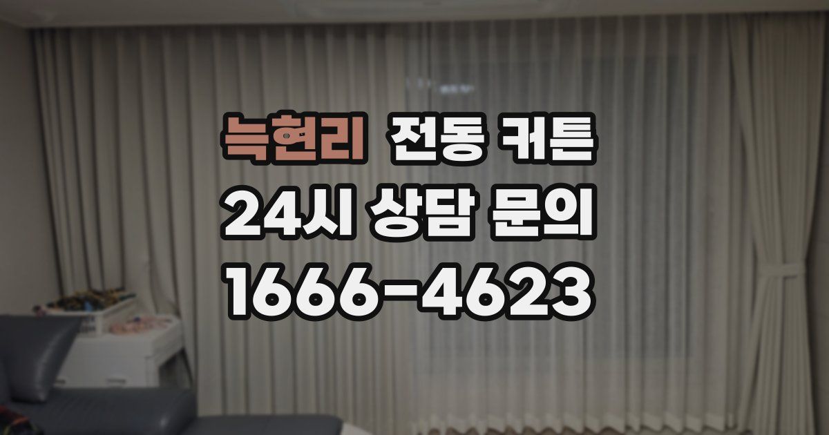 늑현리 전동 커튼