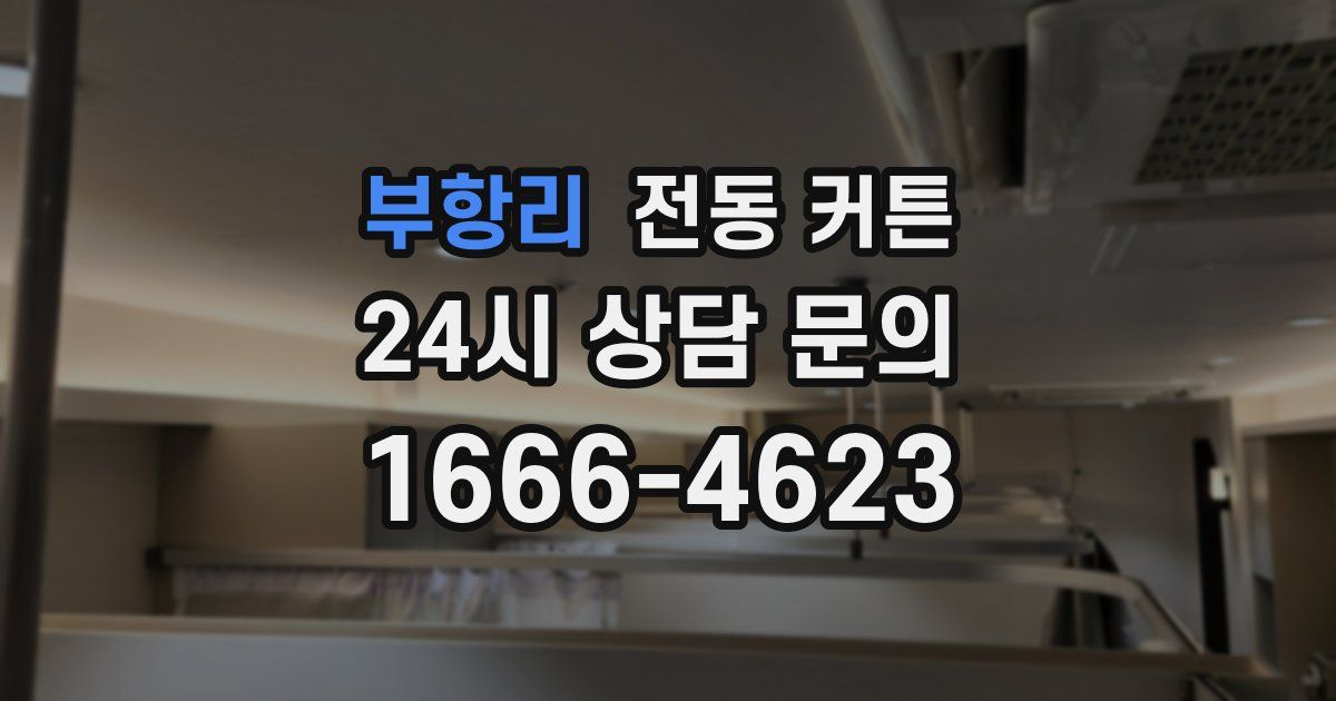 부항리 전동 커튼