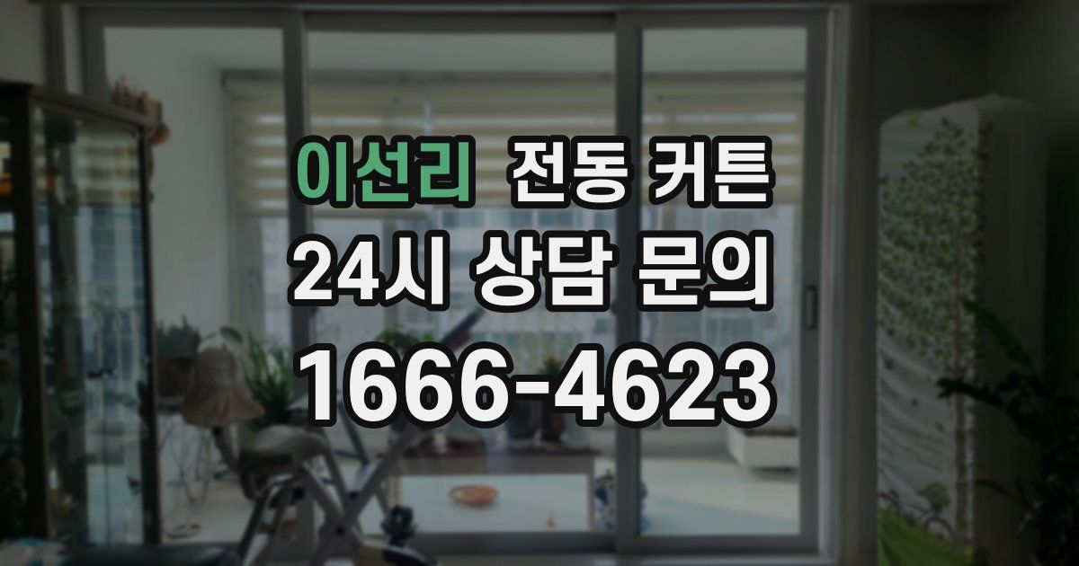 이선리 전동 커튼