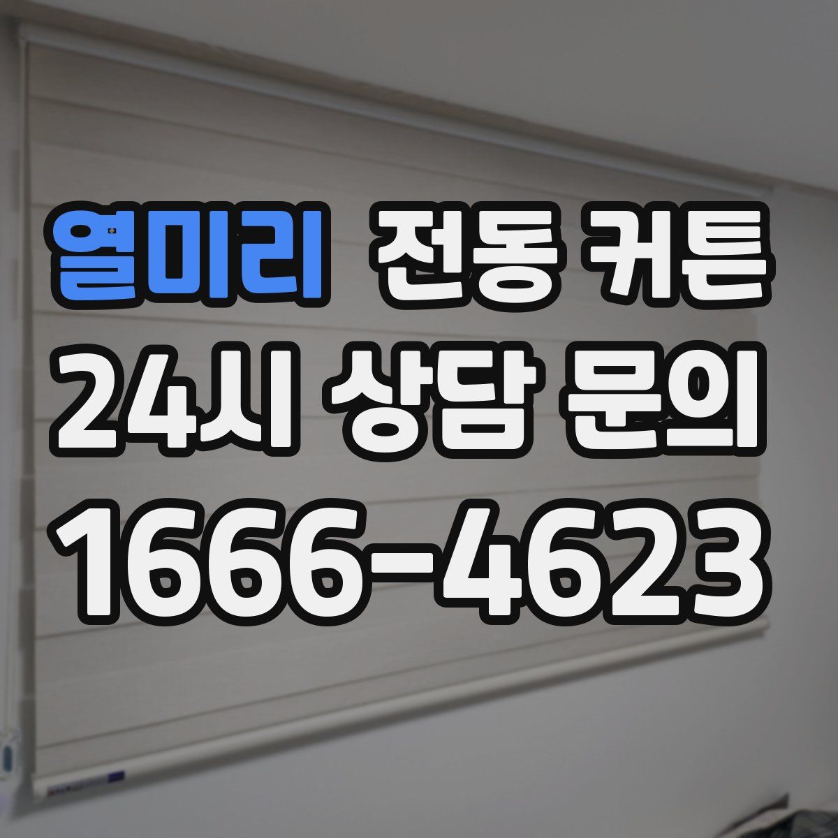 열미리 전동 커튼