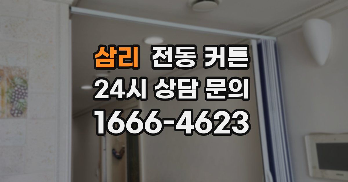삼리 전동 커튼