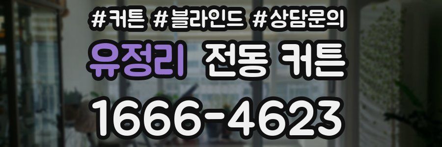 유정리 전동 커튼