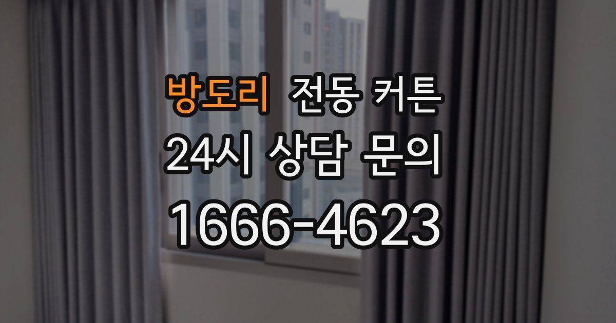방도리 전동 커튼