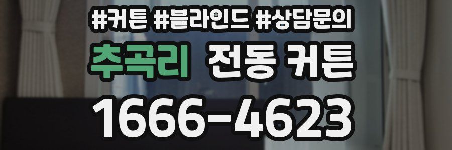 추곡리 전동 커튼