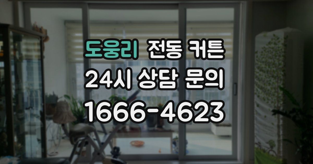 도웅리 전동 커튼