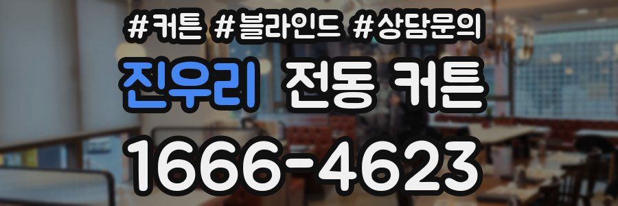 진우리 전동 커튼