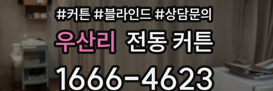 우산리 전동 커튼