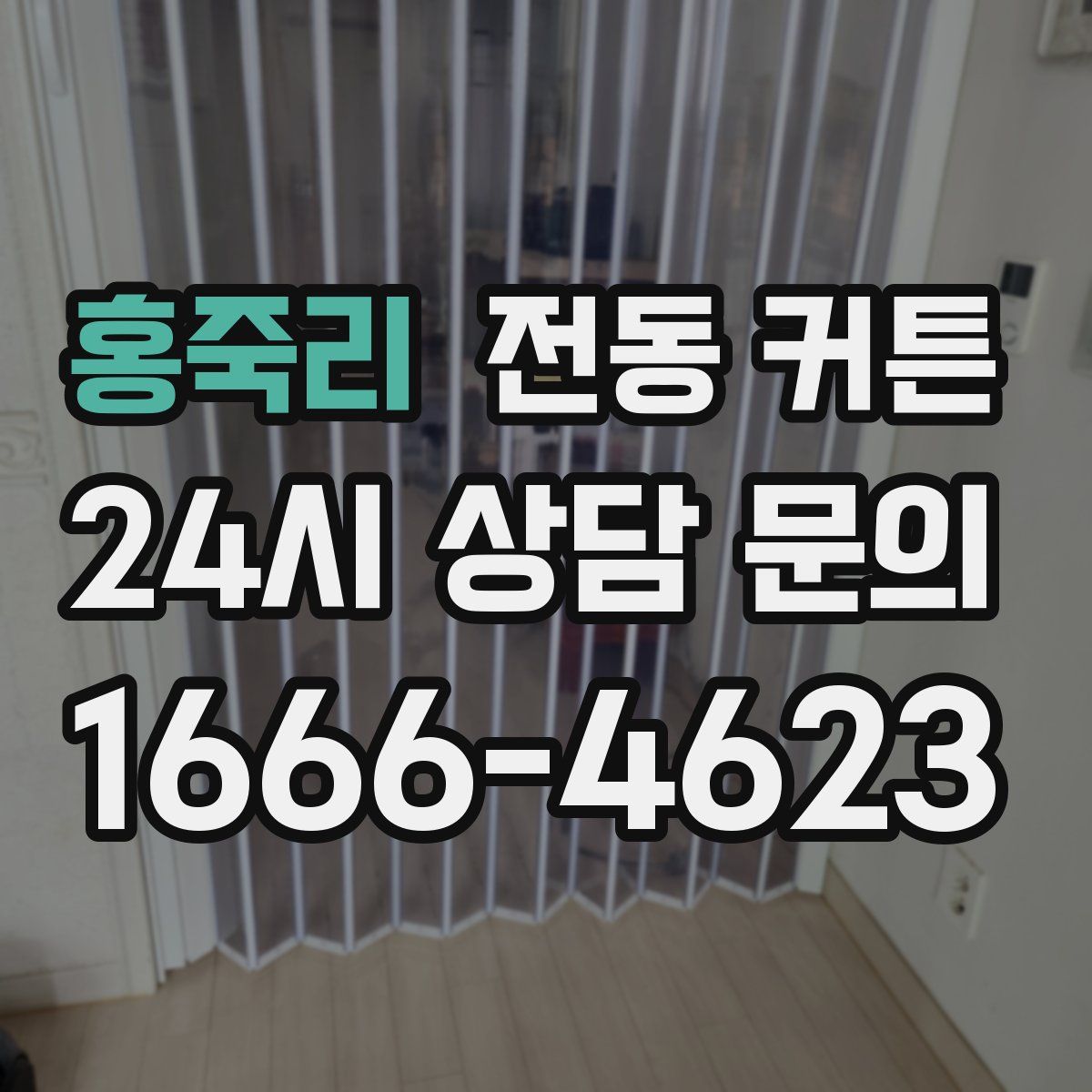 홍죽리 전동 커튼