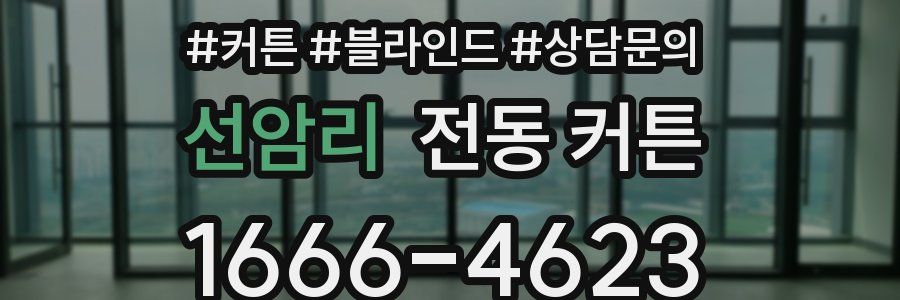 선암리 전동 커튼