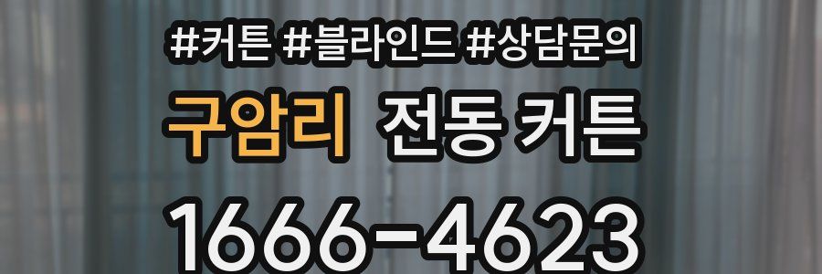 구암리 전동 커튼