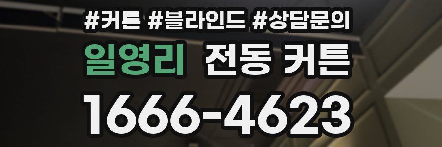 일영리 전동 커튼
