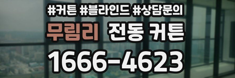 무림리 전동 커튼