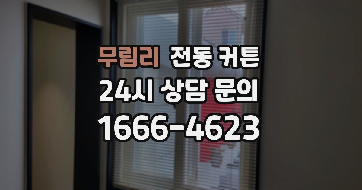 무림리 전동 커튼