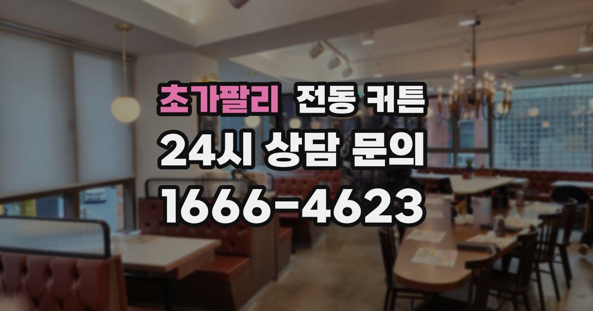 초가팔리 전동 커튼