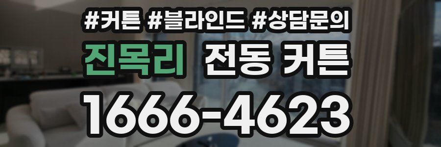 진목리 전동 커튼