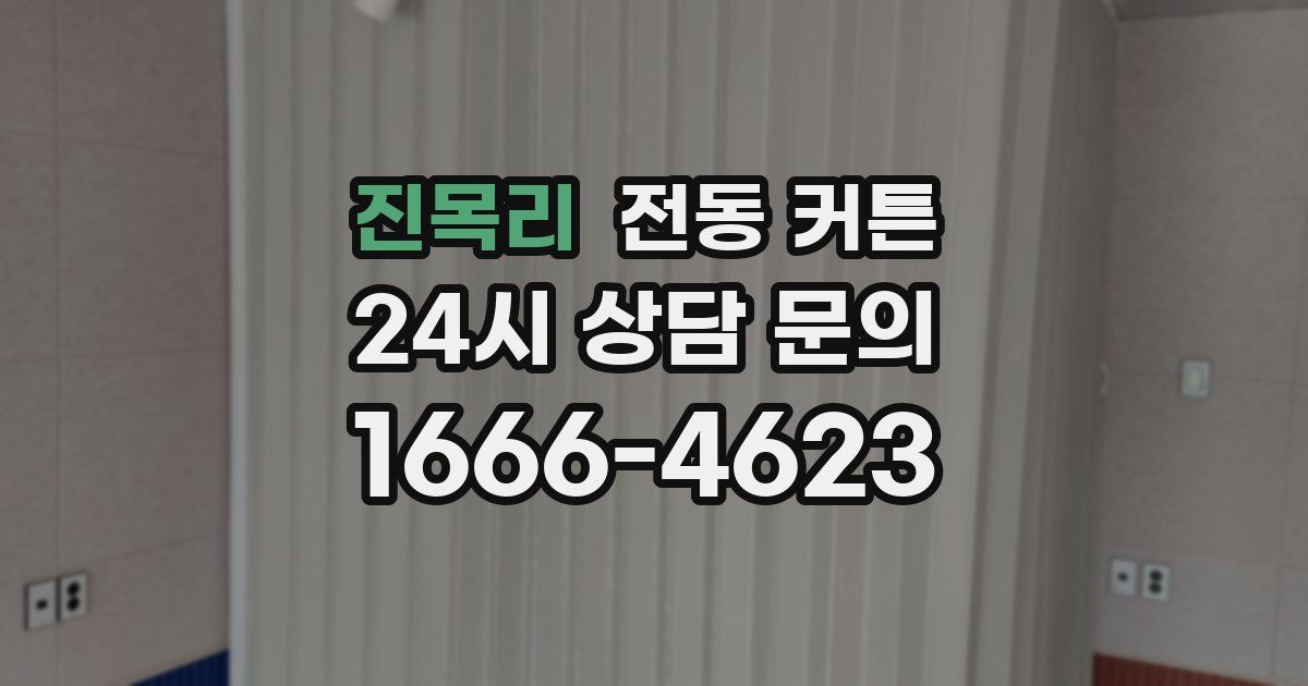 진목리 전동 커튼