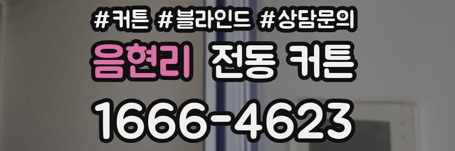 음현리 전동 커튼