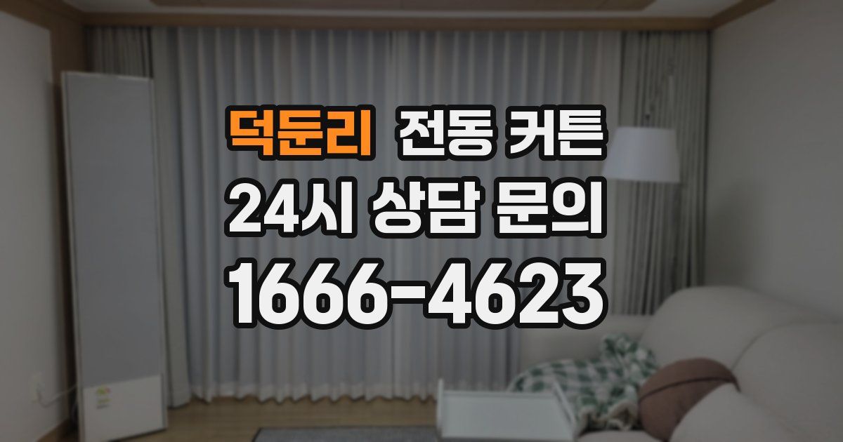 덕둔리 전동 커튼