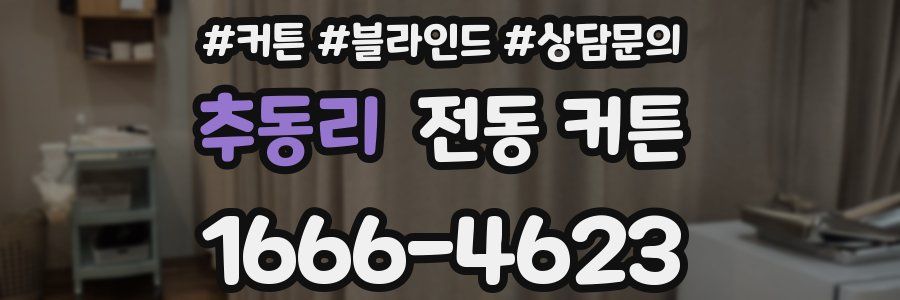 추동리 전동 커튼
