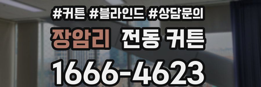 장암리 전동 커튼