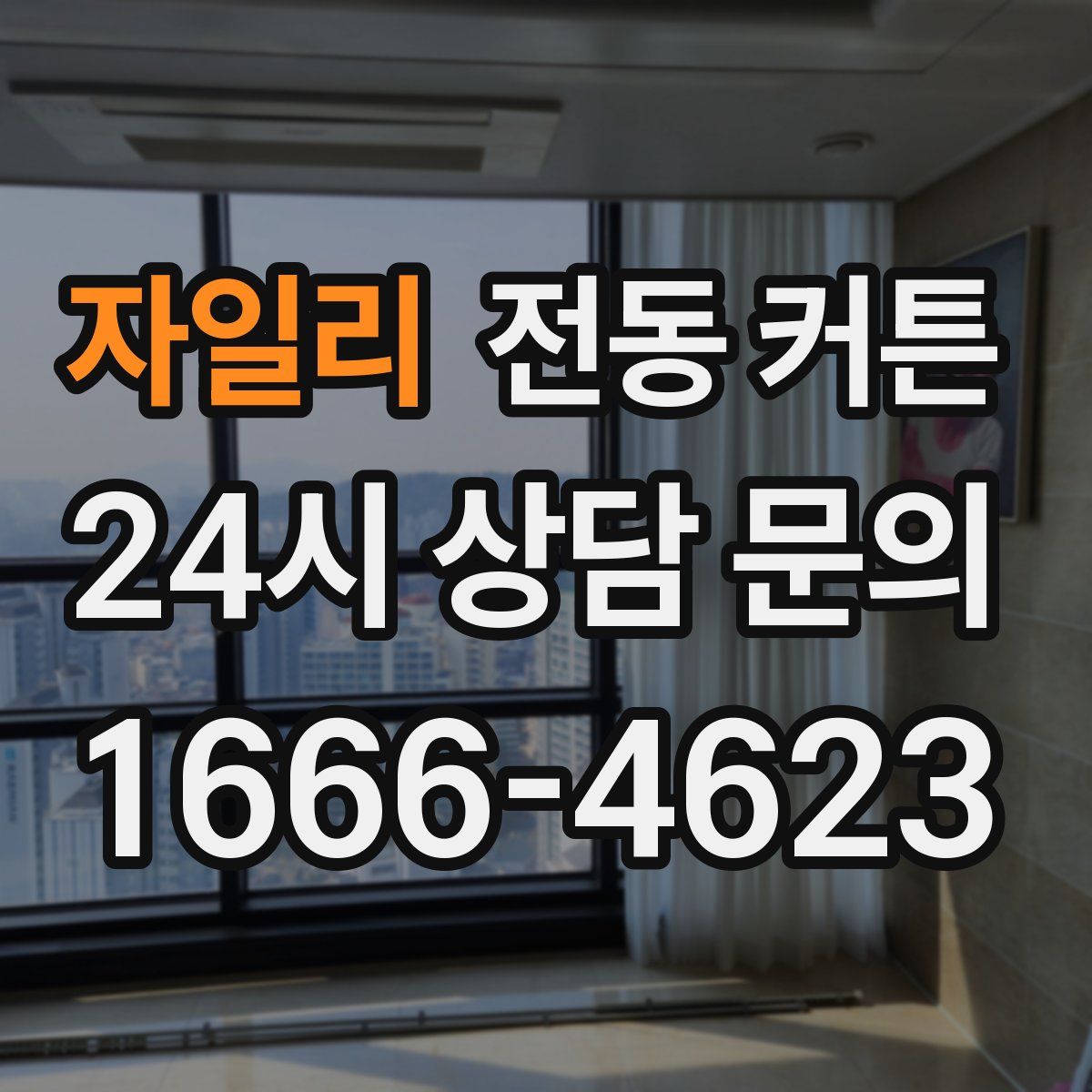 자일리 전동 커튼