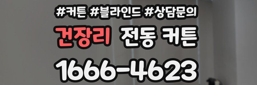 건장리 전동 커튼