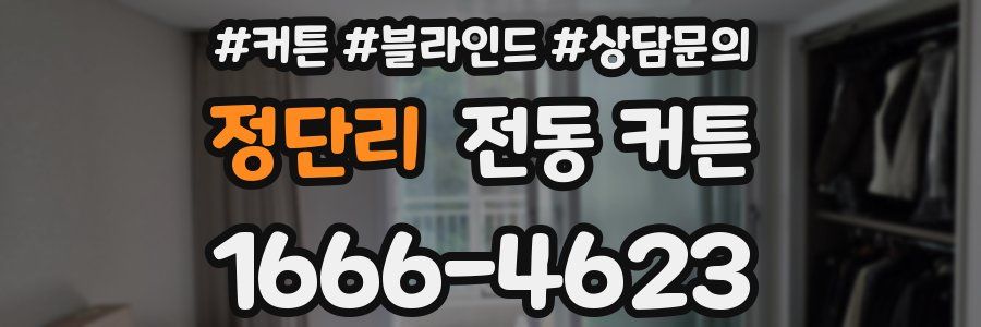 정단리 전동 커튼