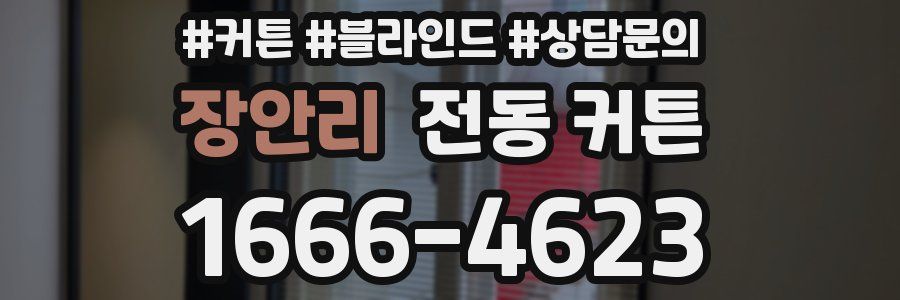 장안리 전동 커튼
