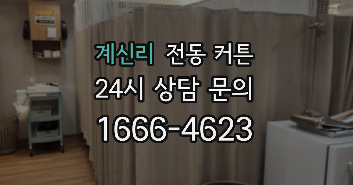 계신리 전동 커튼