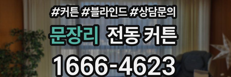 문장리 전동 커튼