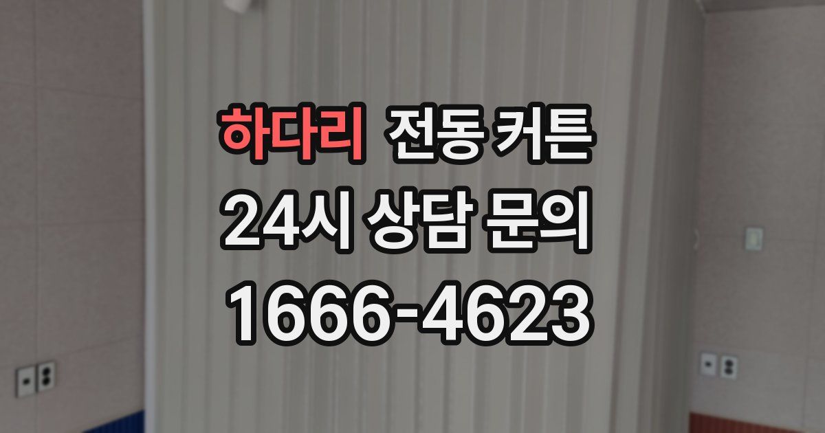 하다리 전동 커튼