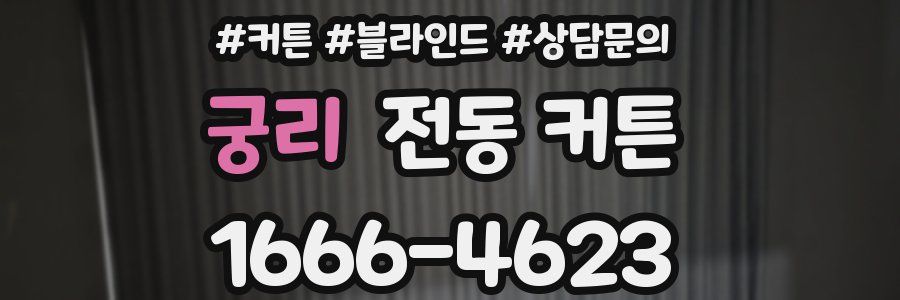 궁리 전동 커튼