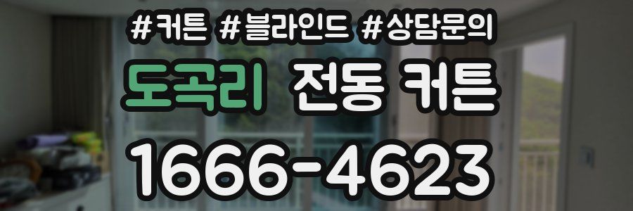 도곡리 전동 커튼