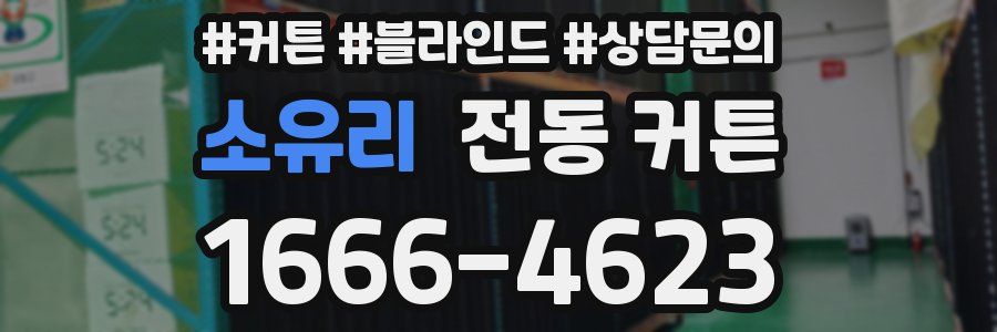 소유리 전동 커튼