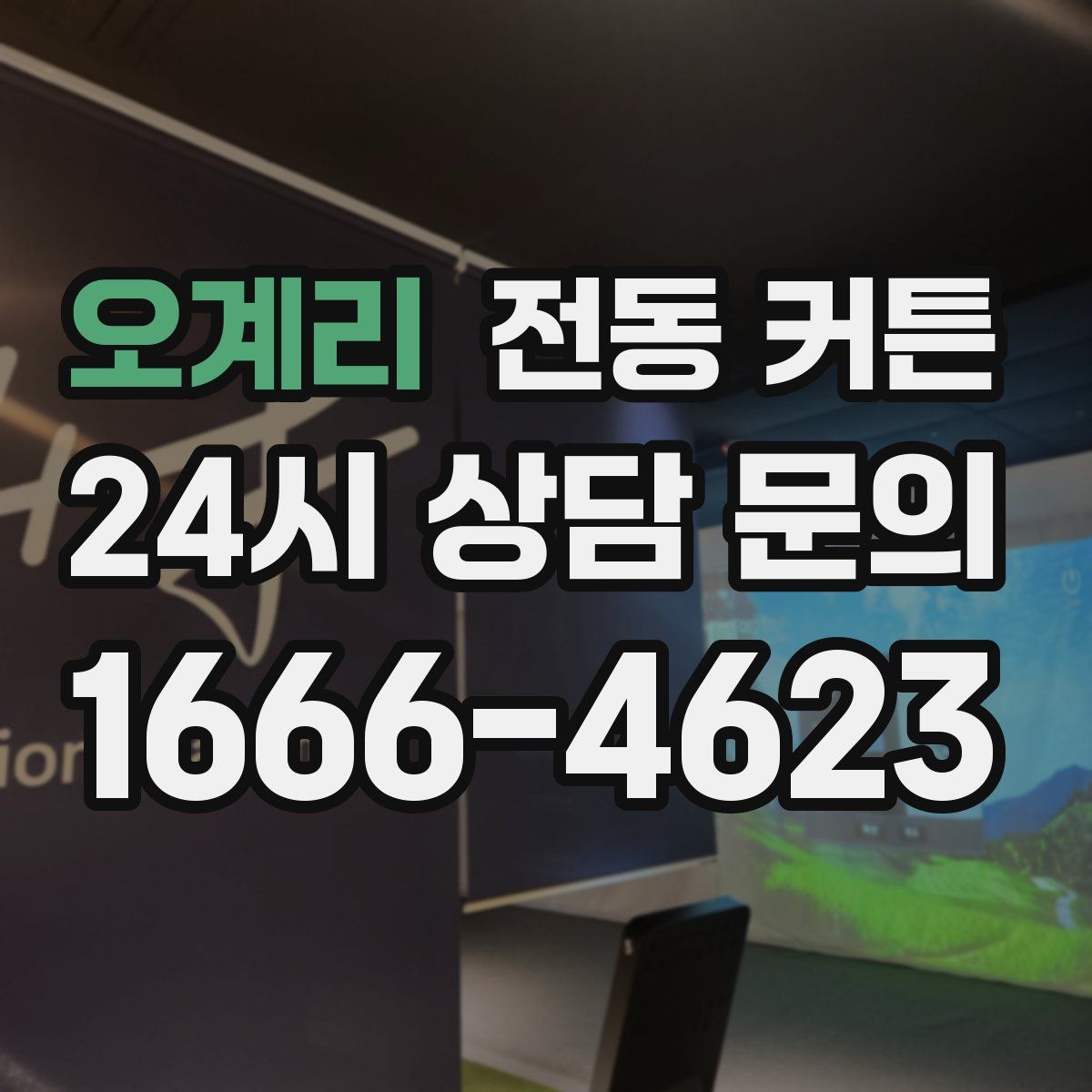 오계리 전동 커튼