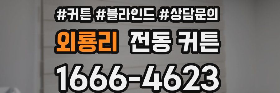 외룡리 전동 커튼
