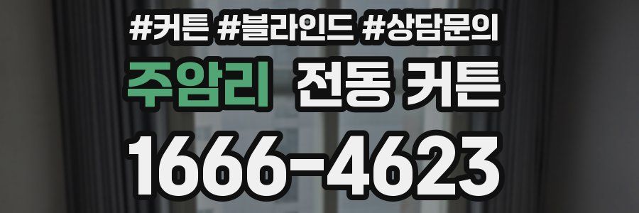 주암리 전동 커튼
