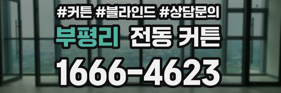 부평리 전동 커튼