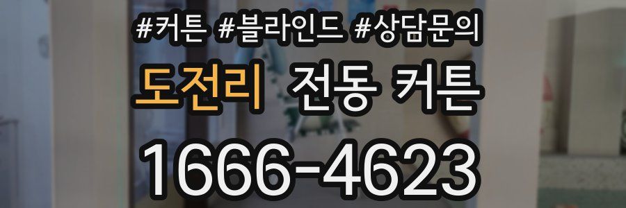 도전리 전동 커튼