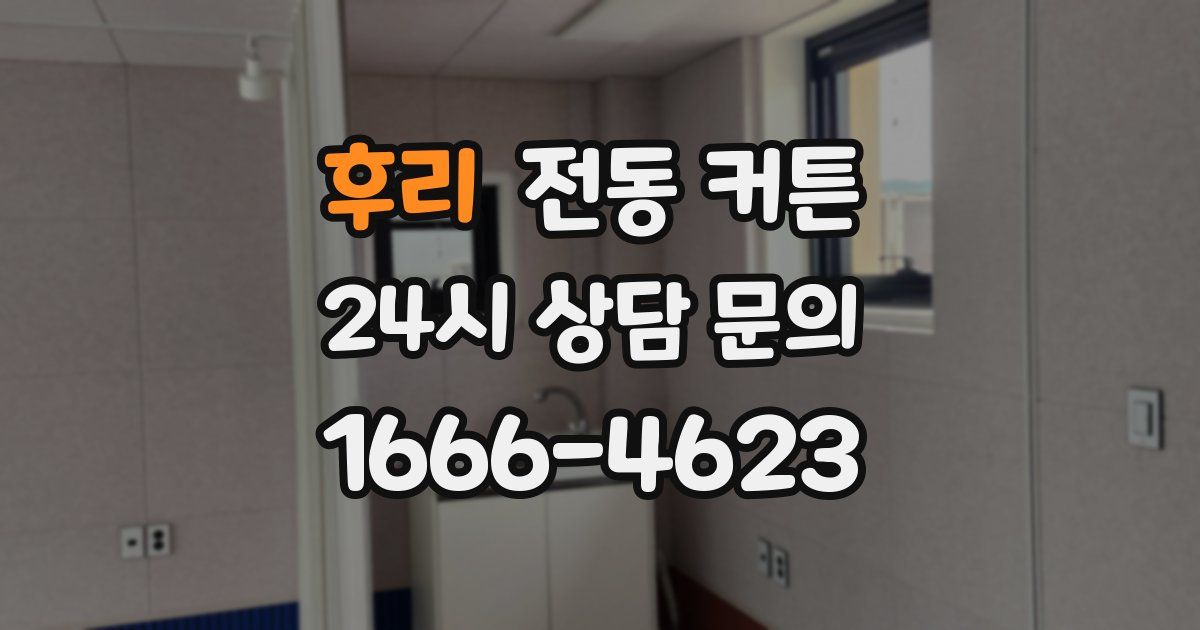 후리 전동 커튼