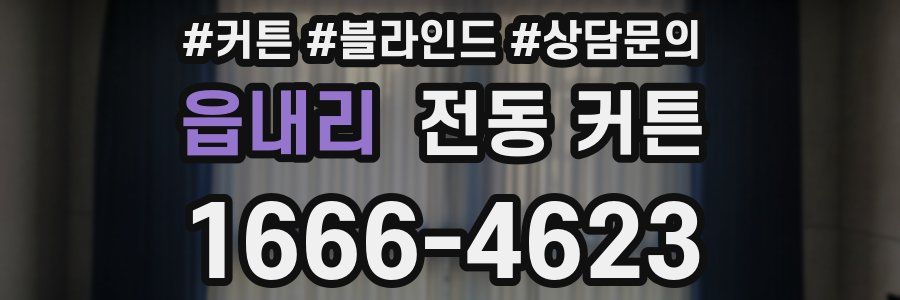 읍내리 전동 커튼