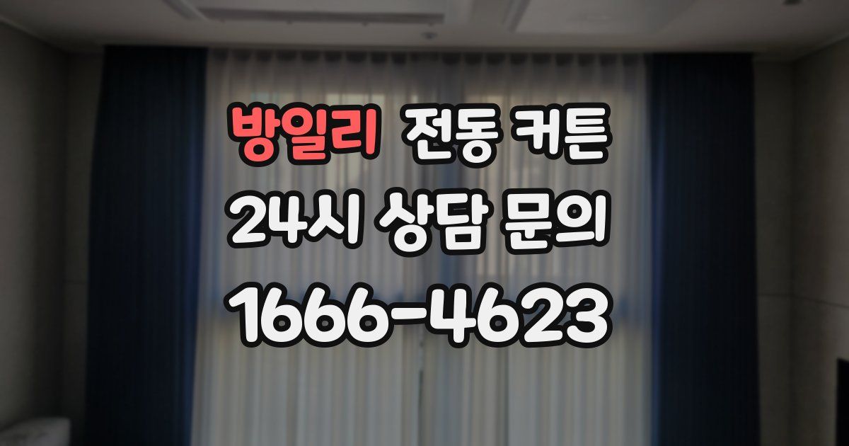방일리 전동 커튼
