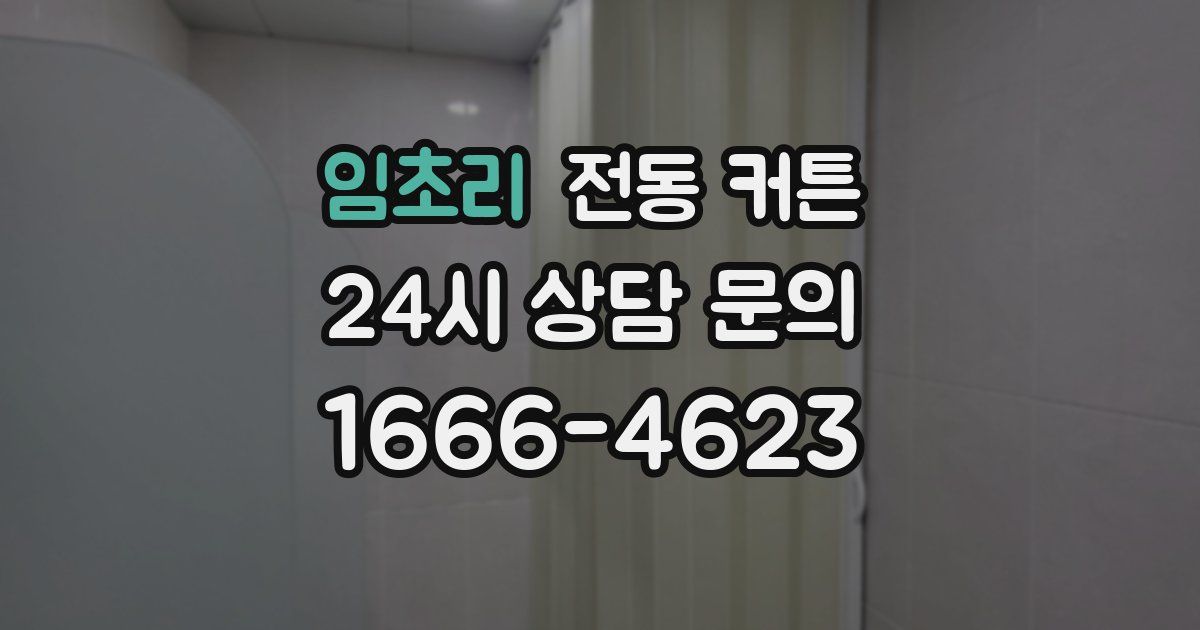 임초리 전동 커튼