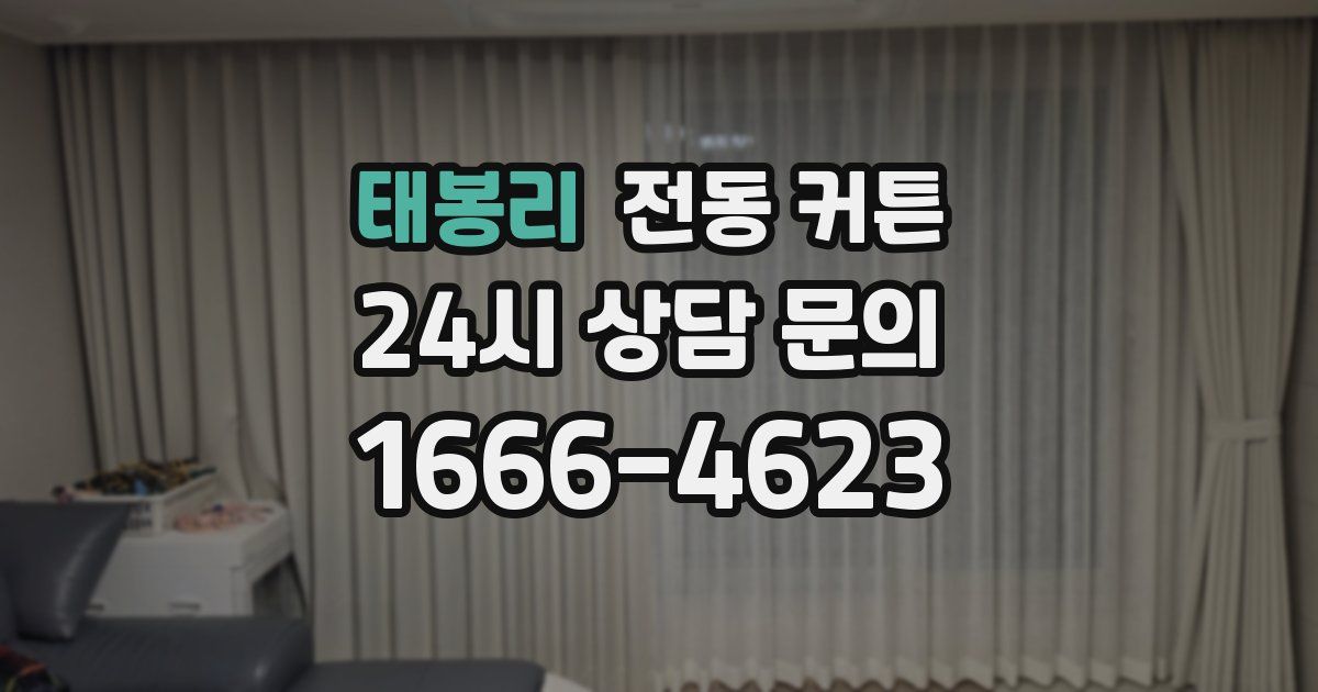 태봉리 전동 커튼